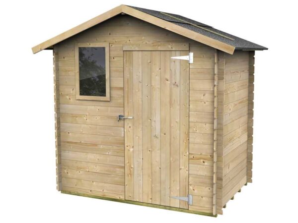 Alce Livia 198x130 - Abri de jardin en bois - Avec fenêtre frontale - 198x130x205 cm