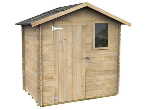 Alce Livia 198x130 - Abri de jardin en bois - Avec fenêtre frontale - 198x130x205 cm