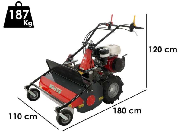 Benassi T900P - Tondeuse débroussailleuse professionnelle à couteaux - Honda GX390