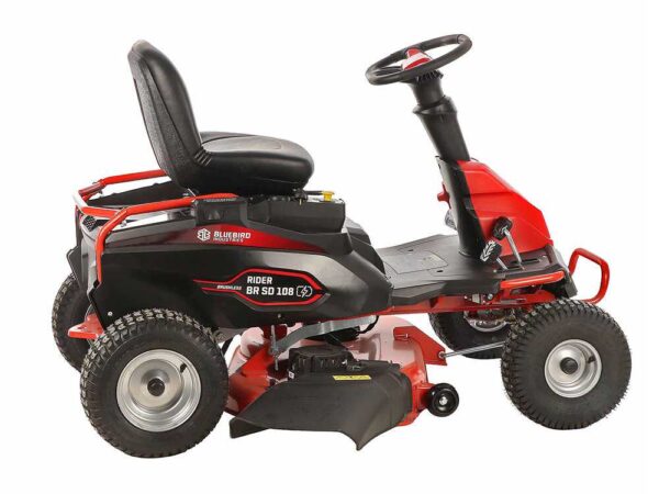 Blue Bird BR SD 108 - Tracteur tondeuse à batterie 48V/75Ah - Largeur de coupe 108 cm