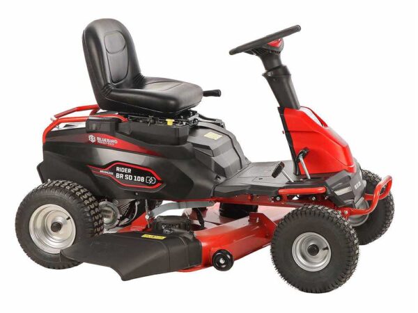 Blue Bird BR SD 108 - Tracteur tondeuse à batterie 48V/75Ah - Largeur de coupe 108 cm