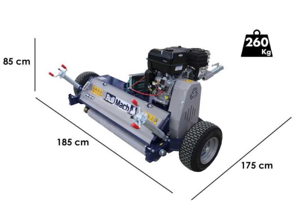 BullMach PAN 120 BS - Tondeuse débroussailleuse pour quad - B&S XR2100