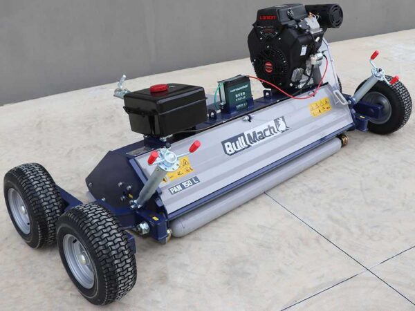 BullMach PAN 150 L - Tondeuse débroussailleuse tractée pour quad - Loncin LC2V80FD