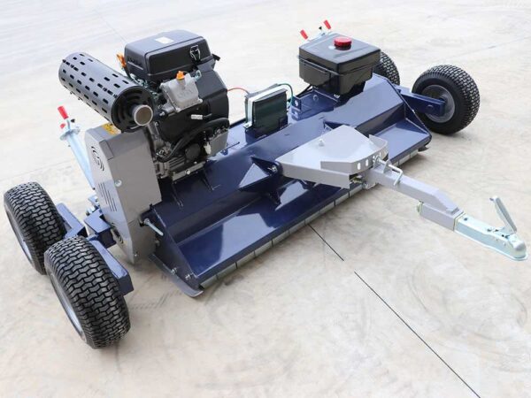 BullMach PAN 150 L - Tondeuse débroussailleuse tractée pour quad - Loncin LC2V80FD