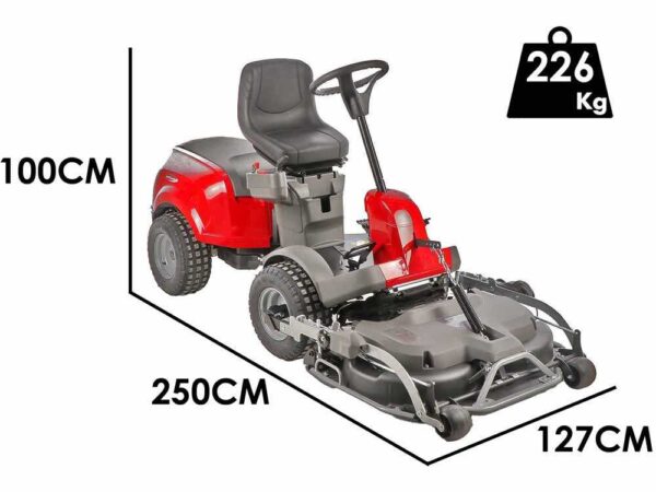 Castelgarden XK4 160 HD - Tondeuse autoportée à coupe frontale - Boîte hydrostatique - Front Mower - 4WD