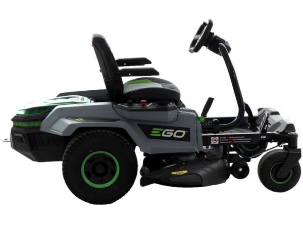 EGO Tondeuse autoportée à batterie EGO Z6 ZERO TURN ZT4201E-S - 56V - 15Ah - Zéro rayon de braquage