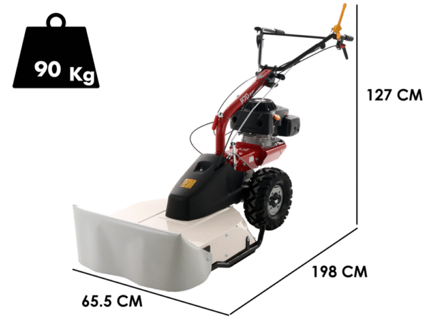 Eurosystems P70 EVO - Tondeuse débroussailleuse thermique - Lame - Loncin 224 OHV