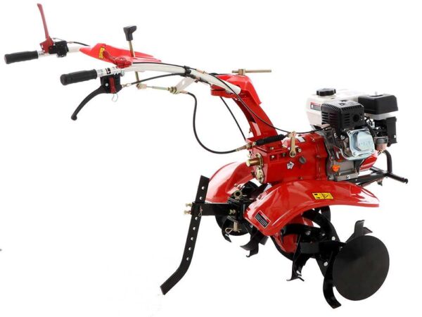 GeoTech-Pro PGT 900 - Motozbineuse à essence 7 CV avec boîte 2+1 et transmission à engrenages