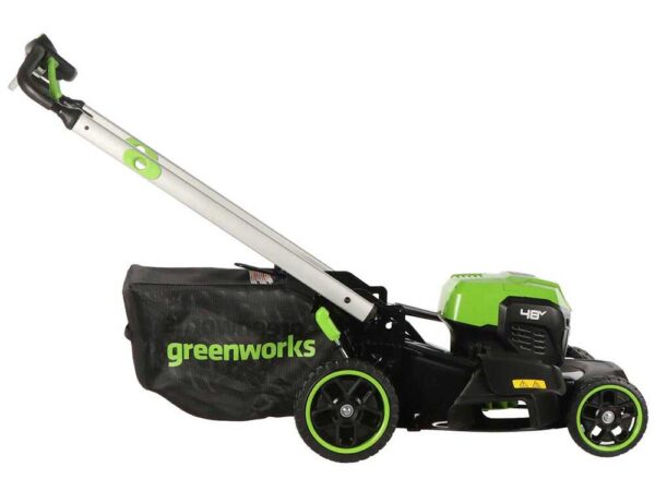Greenworks GD48LM51SPIIK5 - Tondeuse à gazon automotrice à batterie - 48V/5Ah - Coupe 51 cm