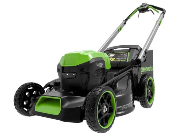 Greenworks GD48LM51SPIIK5 - Tondeuse à gazon automotrice à batterie - 48V/5Ah - Coupe 51 cm
