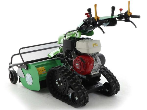Lampacrescia MGM TTR886HD - Tondeuse débroussailleuse à couteaux - sur chenilles - Honda GX390 Pentes fortes