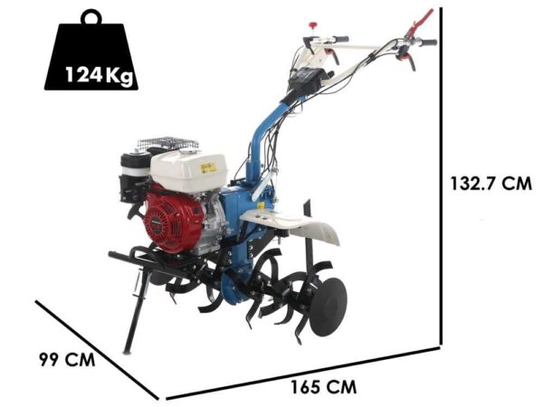 Motobineuse AGT 9000 avec moteur Honda GX270 de 270 cm3 - Vitesses 2+1 arrière