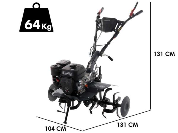 Motobineuse BlackStone MHG 1800 avec moteur thermique à essence 212 cm3