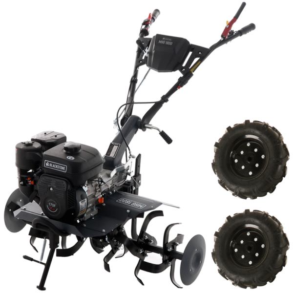 Motobineuse BlackStone MHG 1800 avec moteur thermique à essence 212 cm3