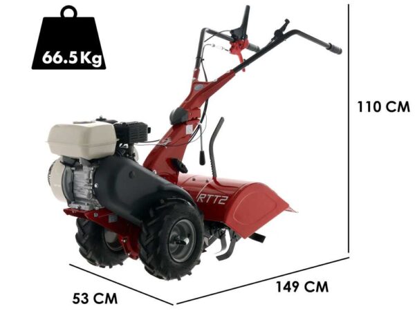 Motoculteur à roues tracté Eurosystems RTT2 SR - Honda GP160