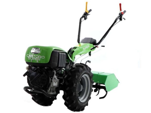 Motoculteur diesel Lampacrescia MGM Castoro Super - Moteur Lombardini Kohler - Démarrage électrique