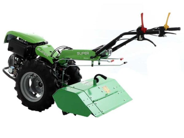 Motoculteur diesel Lampacrescia MGM Castoro Super - Moteur Loncin - Démarrage électrique