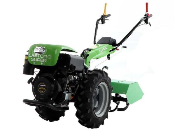 Motoculteur diesel Lampacrescia MGM Castoro Super - Moteur Loncin - Démarrage électrique