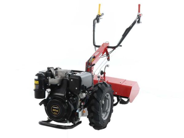 Motoculteur diesel série lourde professionnel GINKO R710 EKO - Moteur Loncin de 441cc - démarrage électrique