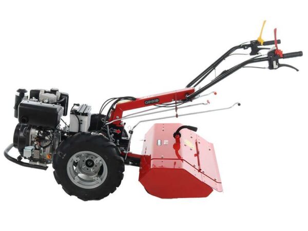 Motoculteur diesel série lourde professionnel GINKO R710 EKO - Moteur Loncin de 441cc - démarrage électrique