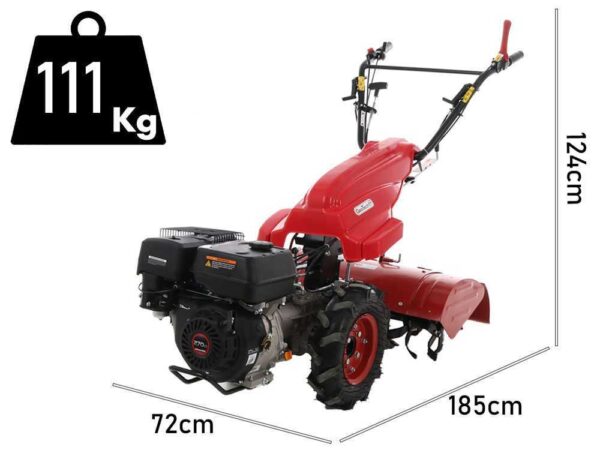 Motoculteur Geotech MCT900 - moteur Loncin à essence de 270cc - 9.5HP
