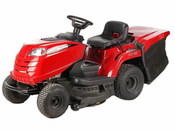 Mountfield MTF 98H - Tracteur tondeuse avec boîte de vitesses hydrostatique et bac de ramassage de 240 L