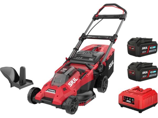 PROMO - Skil 0140 BA - Tondeuse à gazon à batterie - 2x20V/4ah - Coupe 43 cm
