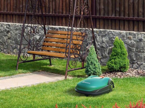 Robomow RK 1000 - Robot tondeuse avec périmètre - Avec batterie au lithium