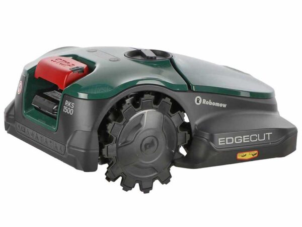 Robomow RKS 1500 - Robot tondeuse avec périmètre - Avec batterie au lithium 18,5V 4,9Ah