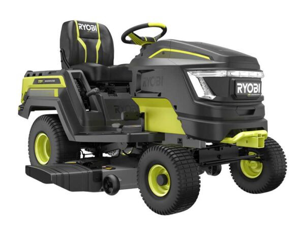 RYOBI RY72TMX117-310 - Tracteur tondeuse à batterie - 72V / 3x10Ah