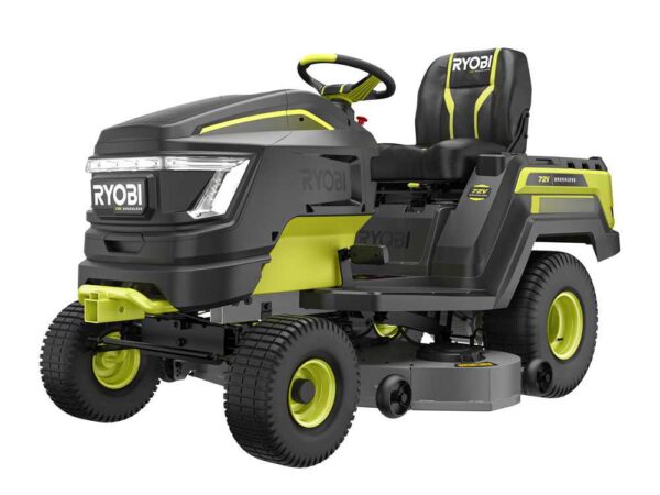 RYOBI RY72TMX117-310 - Tracteur tondeuse à batterie - 72V / 3x10Ah