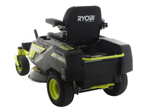 Ryobi ZTRX76 - Tondeuse autoportée à batterie et rayon de braquage zéro - 72V/20 Ah coupe de 76 cm - 2en1