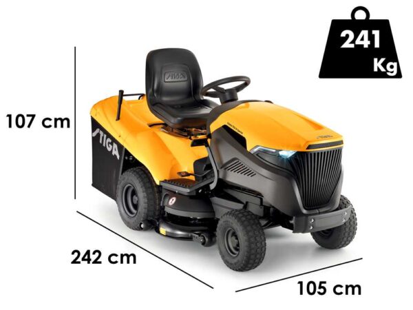 Stiga Estate 7102 W Special - Tracteur tondeuse - Moteur Honda GXV 630