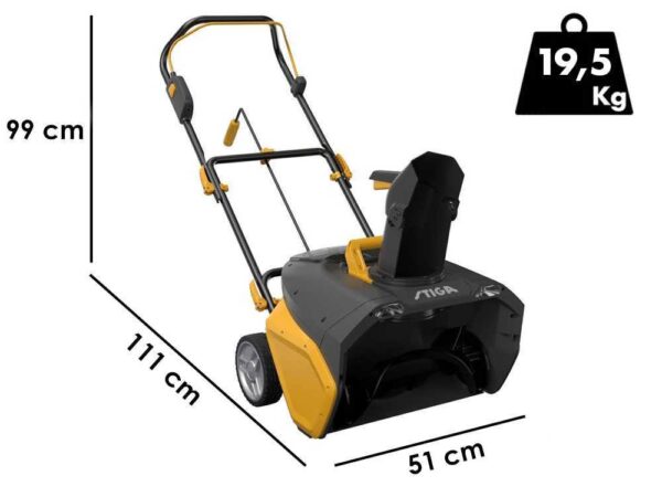 Stiga ST 700e Kit - Fraise à neige à batterie - 48 V/7,5 Ah