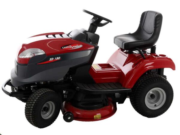 Tondeuse autoportée Castelgarden XD 150 avec éjection latérale et plateau de coupe de 98 cm