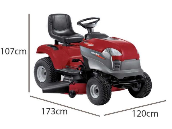 Tondeuse autoportée Castelgarden XDL 210 HD - hydrostatique - éjection latérale et mulching
