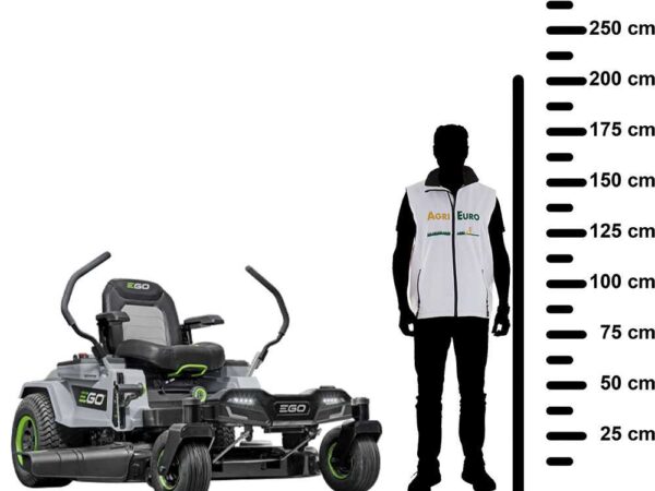 Tracteur tondeuse à batterie EGO ZT4201E-L Z6 - 56V - 40Ah - Zéro rayon de braquage