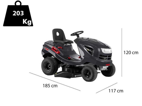 Tracteur tondeuse AL-KO T15 93.2 HDS-A Easy avec éjection latérale - 8.5 kW