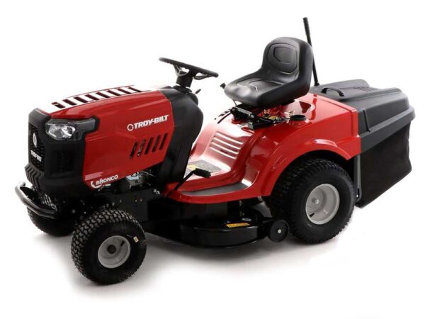 Troy Bilt Bronco 92T-R - Tracteur tondeuse - boîte hydrostatique - bac de ramassage