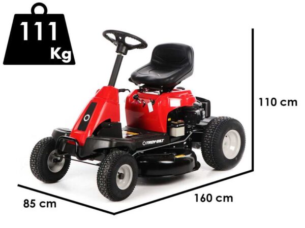 Troy-Bilt TB 60T-S SELECT - Tondeuse autoportée - avec éjection latérale - Moteur de 196 cc - Démarrage électrique