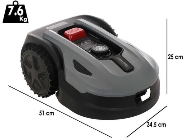 Wiper POP 5S - Robot tondeuse - Surface maximale conseillée 500 m2