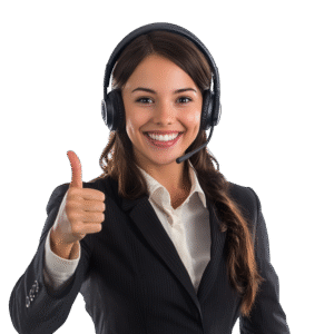 Contact —pngtree—approachable female customer service agent 19838930 300x300